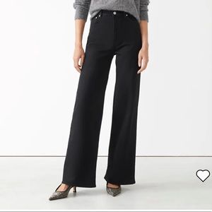 & other stories treasure cut jeans